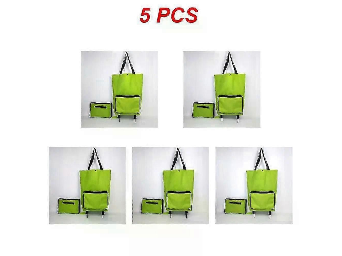 Bolsa de compras plegable, carrito con ruedas, organizador de verduras, portátil. GOKOCO