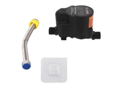 Bomba automática de aumento de presión de bajo ruido para ducha, 24 V CC, compatible con Reino Unido (110-220 V), ideal para el baño.