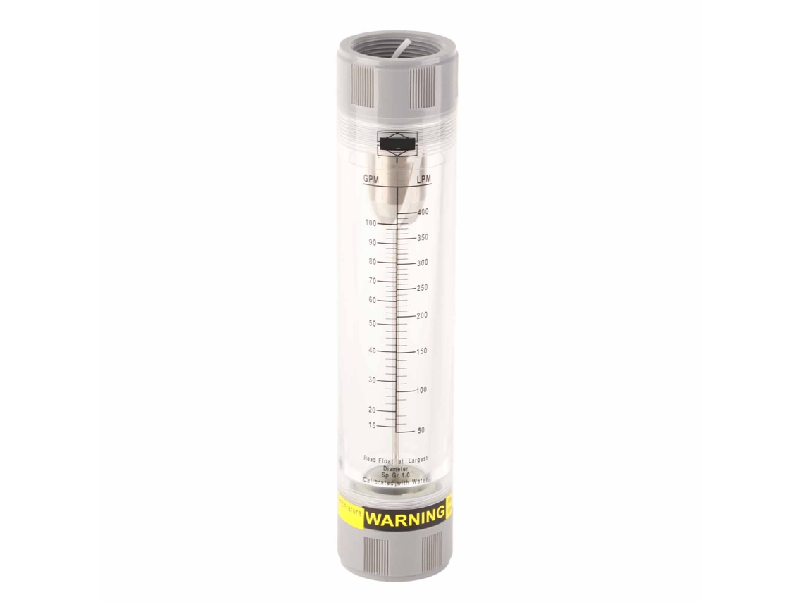 Medidor De Flujo De Líquido Tubular Lzm‑40g 10‑100gpm G1‑1/2" Hilo Interno