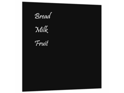 Pizarra magnética de pared vidrio templado negro 60x60 cm VIDAXL