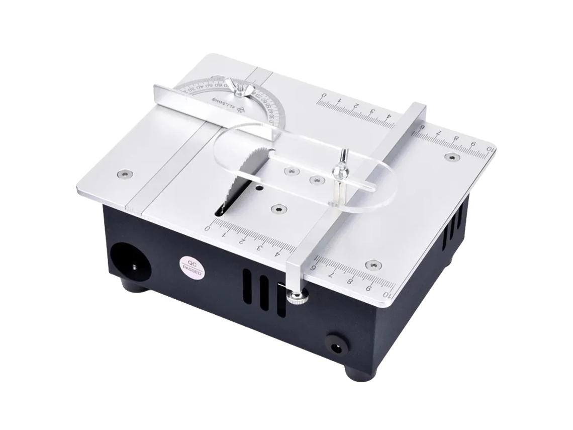 Sierra de mesa eléctrica, motor sin escobillas, diseño compacto, color plata (OEM)