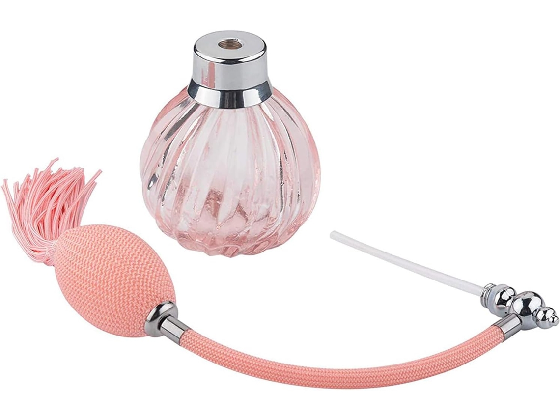 Botella Pulverizadora De Vidrio Ciieeo De 90 Ml Con Diseño De Aleación Y Pera, Práctica
