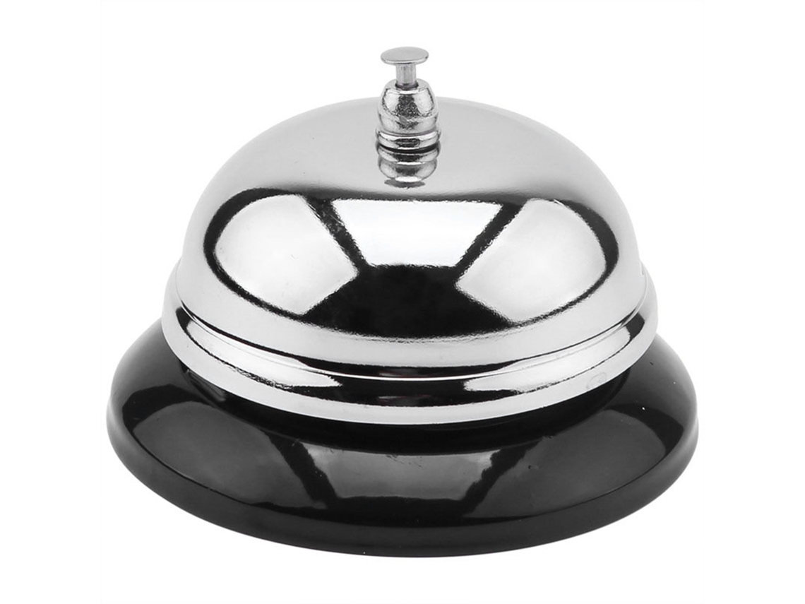 Timbre de servicio resistente a la corrosión, sonido nítido, marco de metal, manual para hoteles, restaurantes y hogares.
