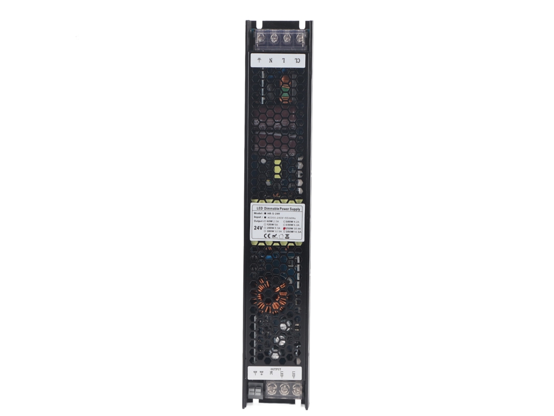Fuente De Alimentación Regulable De 250 W, 24 V/10,4 A Con Control Pwm Scr De 0~10 V, Dali De Aluminio.
