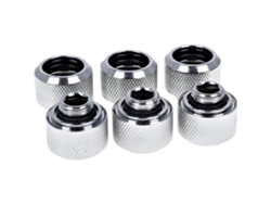 Juego de 6 accesorios de compresión para tubos   Ø 16 Mm G1/4 Alfacool Eiszapfen