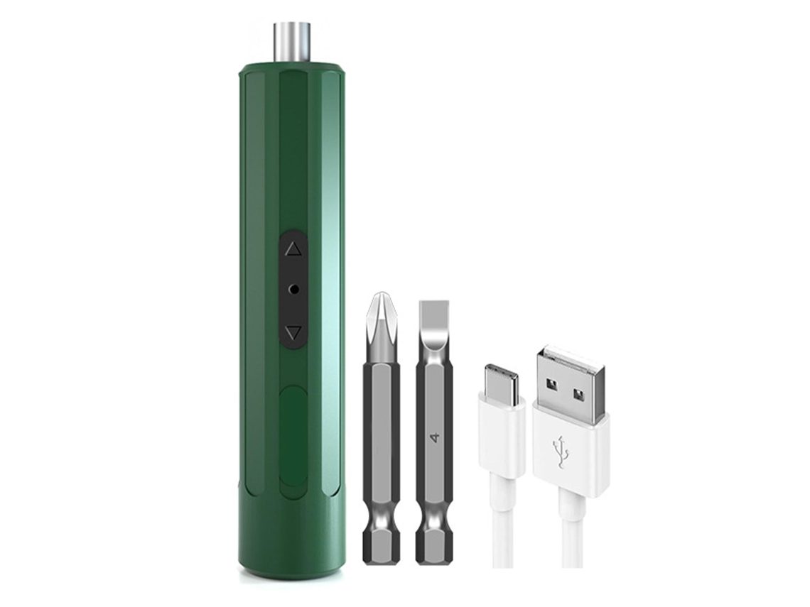 Juego De 3 Destornilladores Eléctricos Mini Recargables Con Potente Motor Y 2 Puntas.