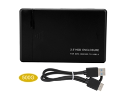 Disco duro portátil (USB 3.0, capacidad de 500 GB)