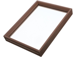 Elegante Marco Fotos Madera Marrón Acrílico Multifuncional Decoración Oficina Hogar Mesa Chic