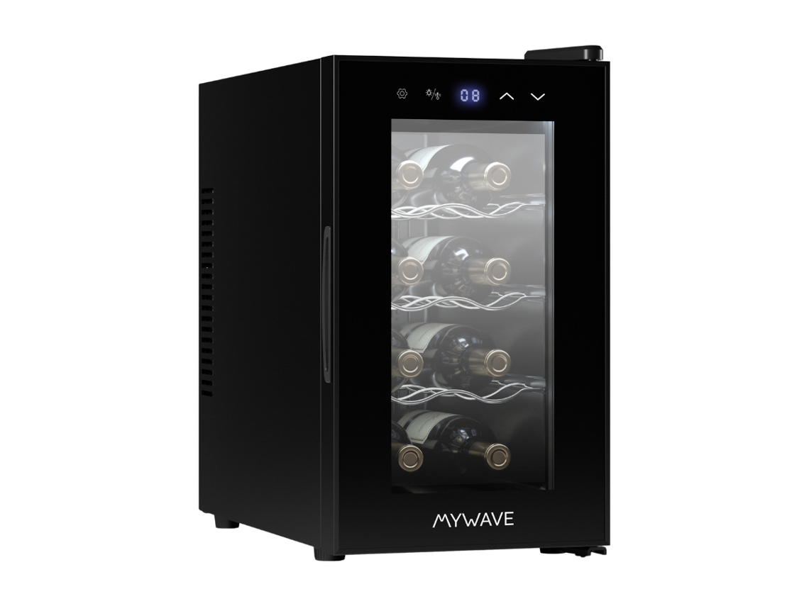 MYWAVE Vinoteca 8 Botellas Selector Manual Temperatura Silencioso