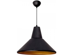Lámpara de Techo FABRILAMP Global (Negro y Cobre - E27 - 60 W - Metal)