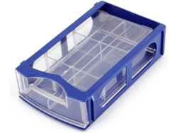 Caja Organizadora De Componentes Electrónicos De Plástico Con 6 Compartimentos Separables
