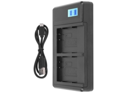 Cargador De Batería Para Cámara Li‑50b Con Pantalla Lcd, Doble Ranura, Portátil