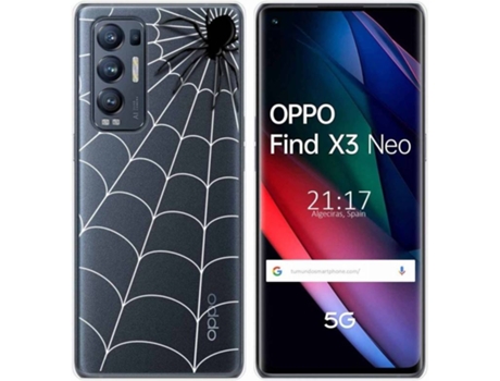Carcasa Oppo Find X3 Neo TUMUNDOSMARTPHONE Araña