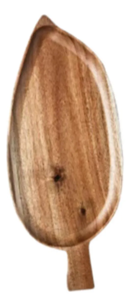 Bandeja de madera para servir, bandeja decorativa, pequeña slowmoose
