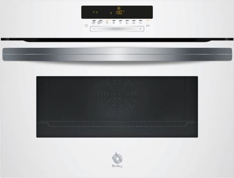 Horno Compacto BALAY 3CB5878B6 (47 L - 59.4 cm - Hidro y Pirolítico - Blanco)