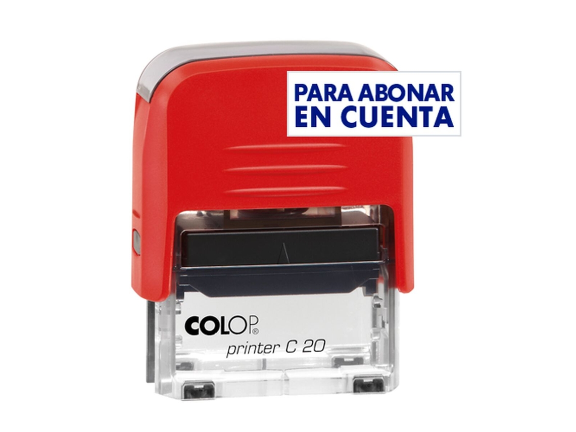 Sello COLOP 141686 Blanco Negro Rojo