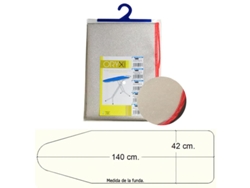 Funda mesa plancha espuma metalizada 140x42 cm.