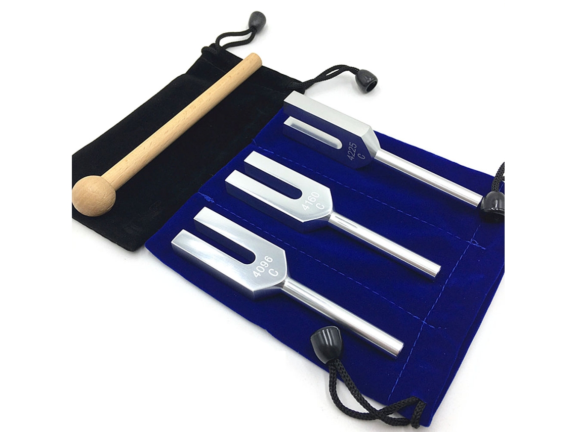 -set De 3 Diapasones Ángeles 4096 Hz Instrumento Musical De Curación Por Sonido
