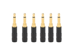 Conector Macho Mono De 3,5 Mm De Repuesto, 20 Unidades, Para Reparación De Cables.