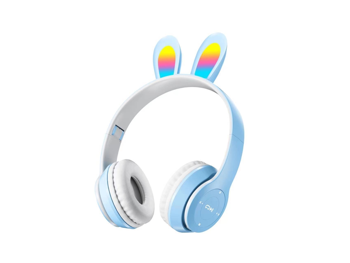 Auriculares On Ear Bluetooth TRUMSEN  P47R Over Ear Azul claro