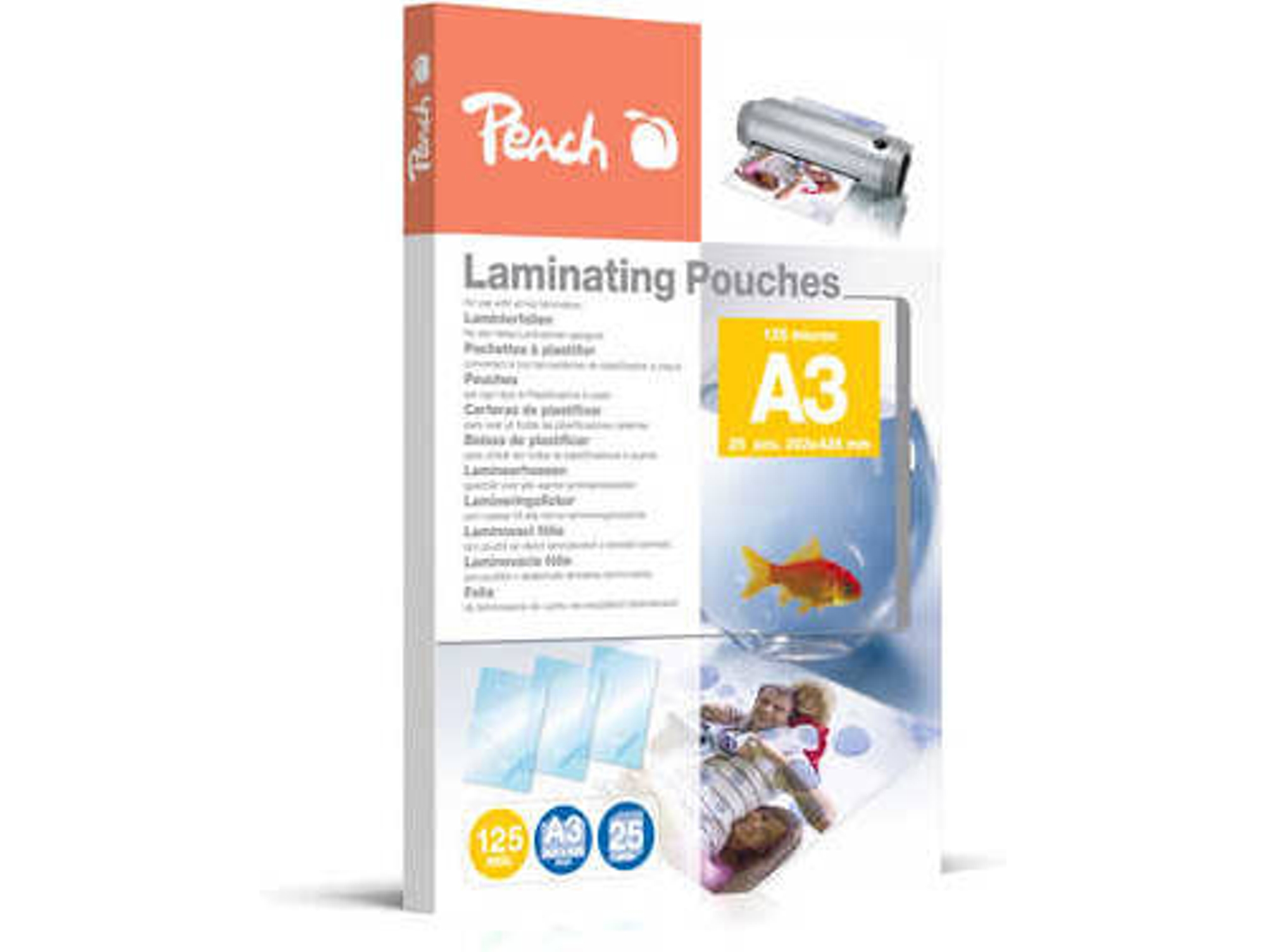 Fundas de Plastificar PEACH PPR525-01 (25 un - A3)