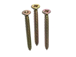 Tirafondo Tornillo Madera C-Hazel Pozi Cemento Acero 3.5 X 20 Caja 10 Unidades FPLUS