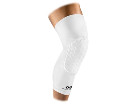 Polaina para Hombre MC DAVID Hex Tuf 2 Unidades Blanco para Fútbol (XL)