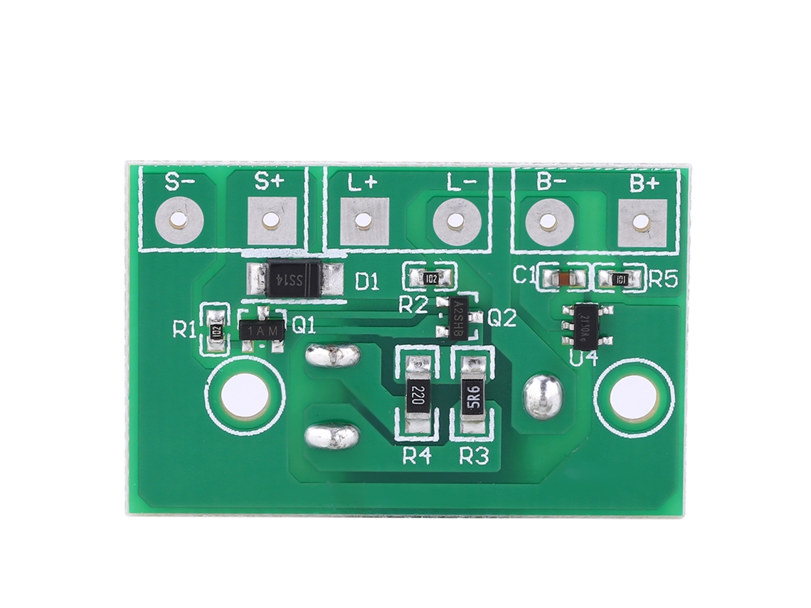 Placa De Circuito Del Módulo Controlador De Lámpara Solar Con Interruptor Para Batería De Litio De 3,7 V