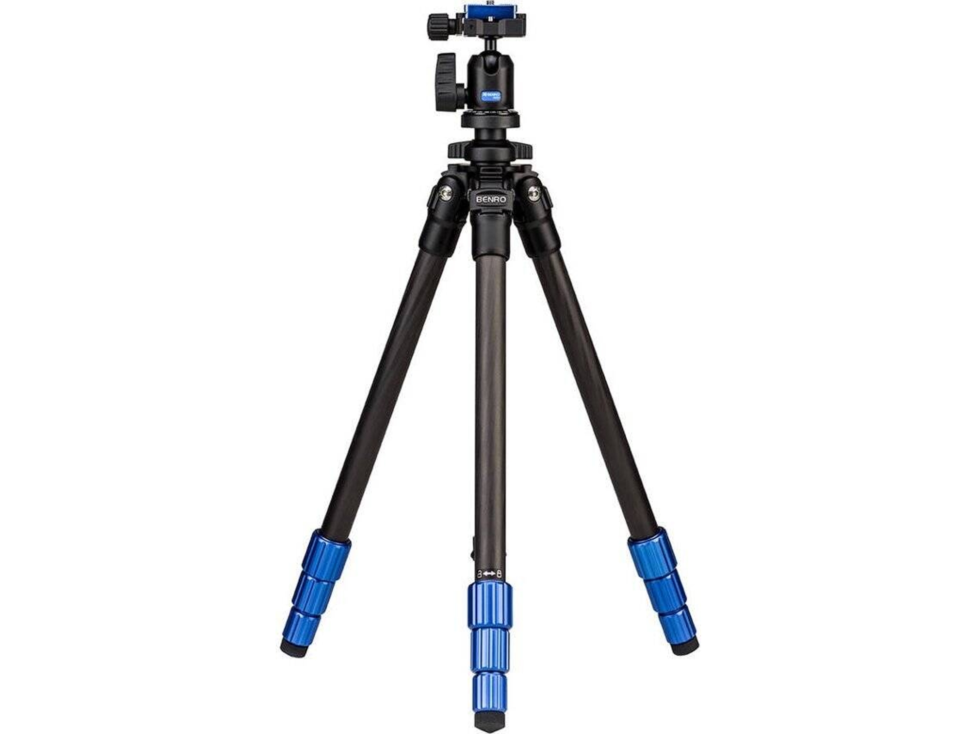 Trípode BENRO Tsl08 Carbono +N00 (Tipo bola - Altura Máxima: 14,6 cm - Carbono)
