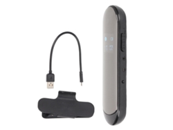 Gravador De Voz Portátil Com Sincronização De Áudio E Vídeo Ai Smart Hd Redução De Ruído Digital 16gb Preto