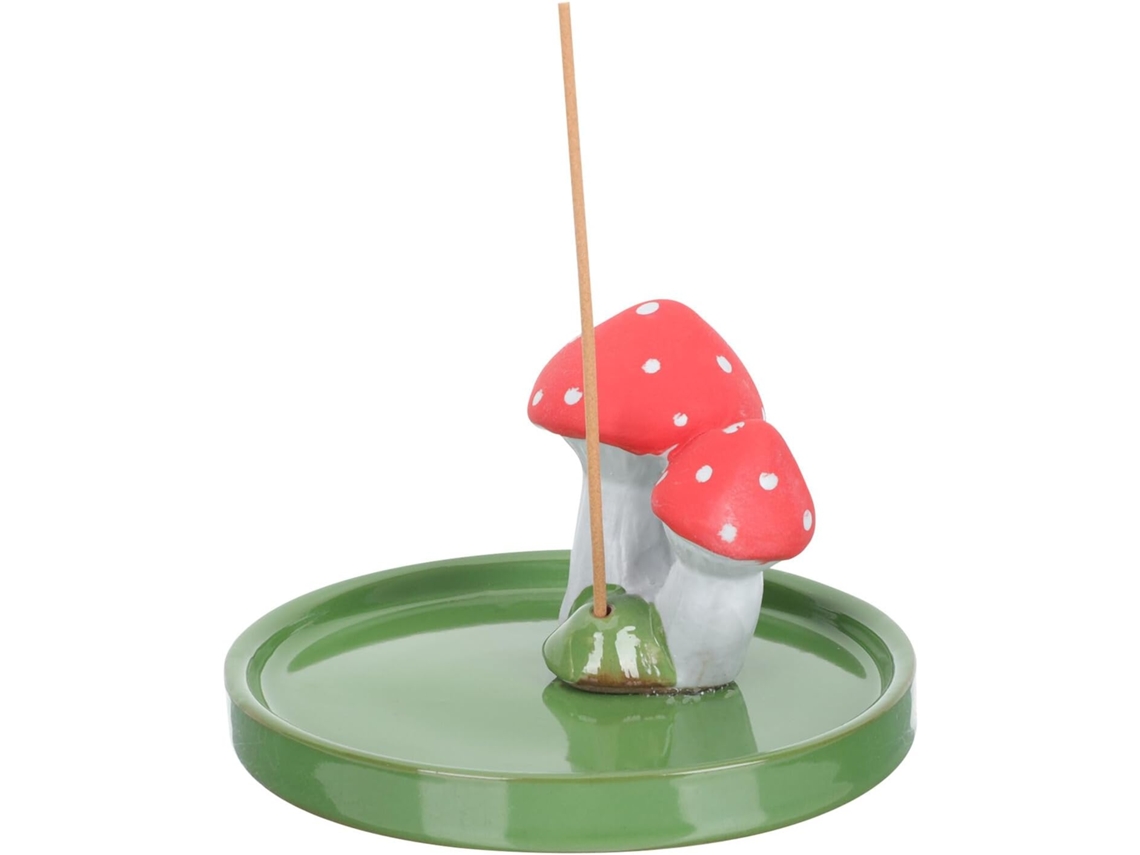 Porta incienso de cerámica con forma de seta Slowmoose