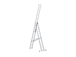 Escalera Aluminio 3x14 Multifuncional Profesional Baulich