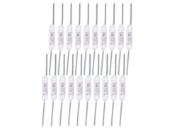 Fusible Térmico Cerámico Rf De 250 V, 10 A, 155 ℃, 50 Mm Para Electrodomésticos (20 Unidades)