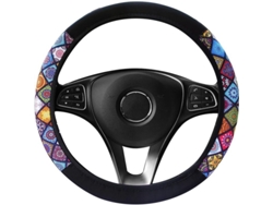 2026-protector De Volante De Coche Étnico Antideslizante Respirable Para 37-38cm