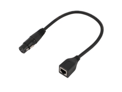 Cable Dmx Xlr Hembra De 3 Pines A Rj45 Hembra Para Controlador De Estudio Dmx-con, 0,3 M