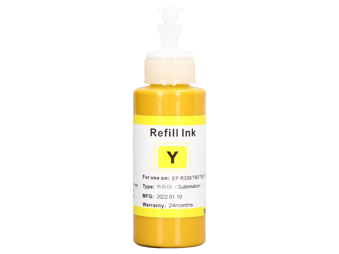 Tinta De Sublimación De 100 Ml Para Impresoras R330, 230, T60 Y T50 - Transferencia Térmica Digital