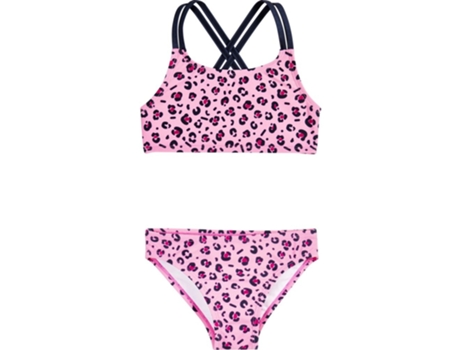 Bañador de 2 piezas para niña con protección UV PLAYSHOES Leo 4/5 ans