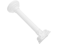 Columna romana decorativa hecha de resina, 9,65 pulgadas, con acabado artesanal para decoraciones de bodas y