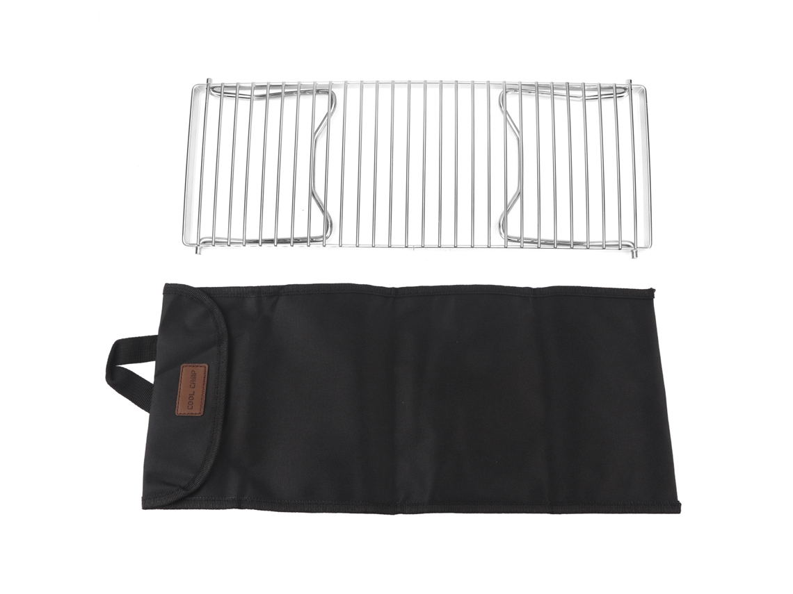 Parrilla Plegable Portátil De Acero Inoxidable Para Fogatas, Barbacoa.