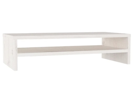 Soporte de monitor VIDAXL Blanco Madera (50x24x13 cm)