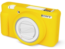 Funda Eifson Para Sony Zv 1f / Zv-1 Ii, De Silicona Suave Con Protector De Pantalla Antiarañazos (compatible, Amarilla).