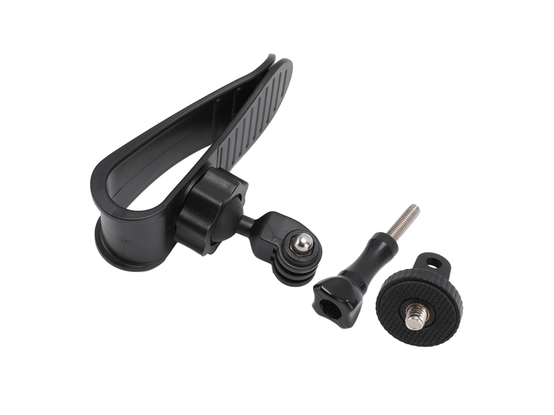 Soporte Para Pantalla Solar De Coche Con Adaptador De Tornillo De 1/4 De Pulgada Para Cámara De Acción De 360 Grados