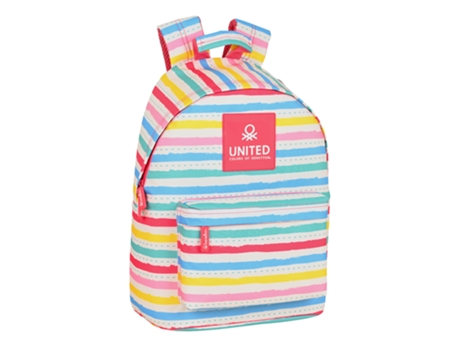 Mochila SAFTA Benetton Rayitas 2022 41X31X16 cm 642215819