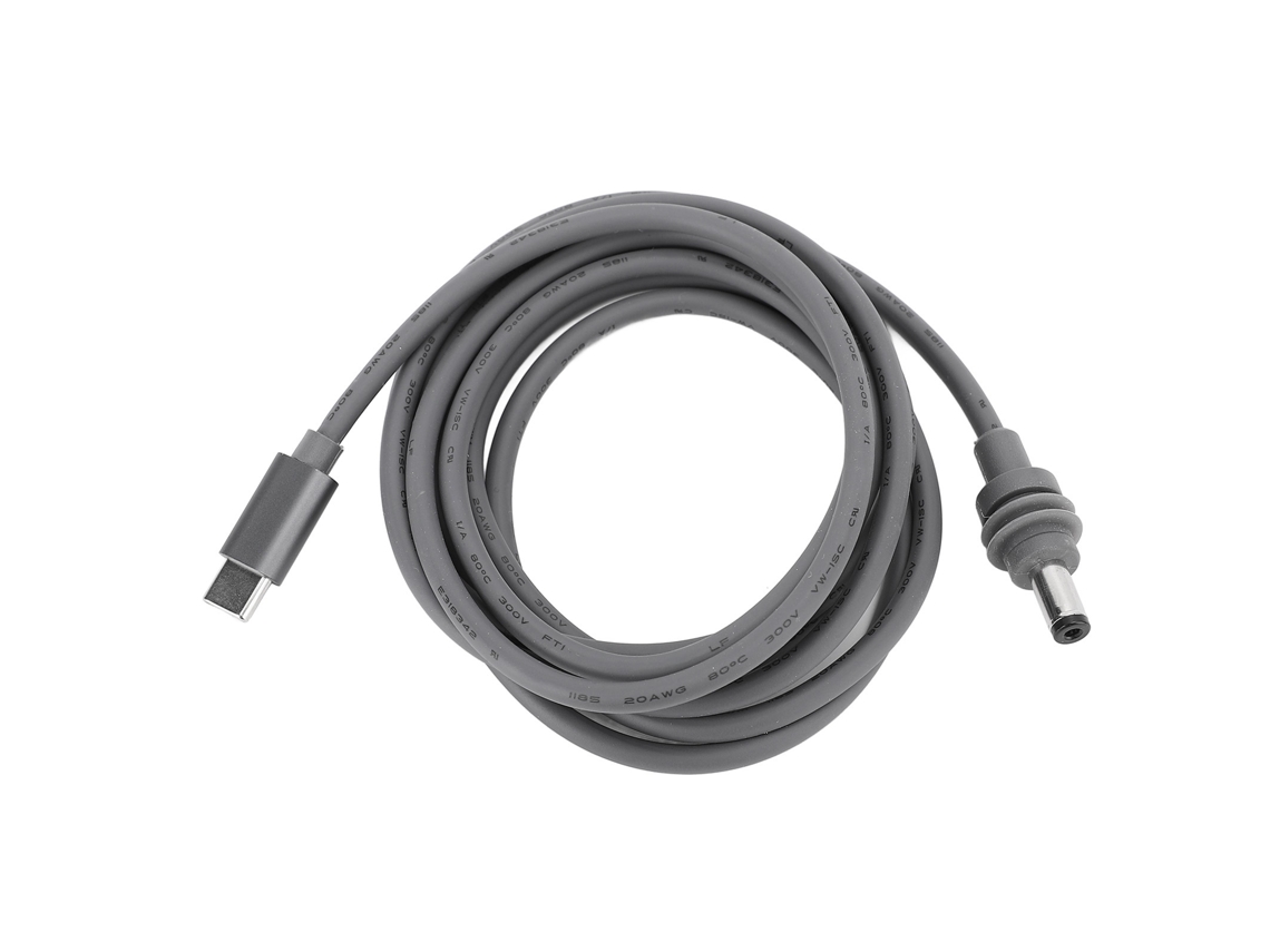 Cabo De Energia Type C Para Dc 100w Pd 18awg À Prova D'água 5m Para Antena De Internet Por Satélite