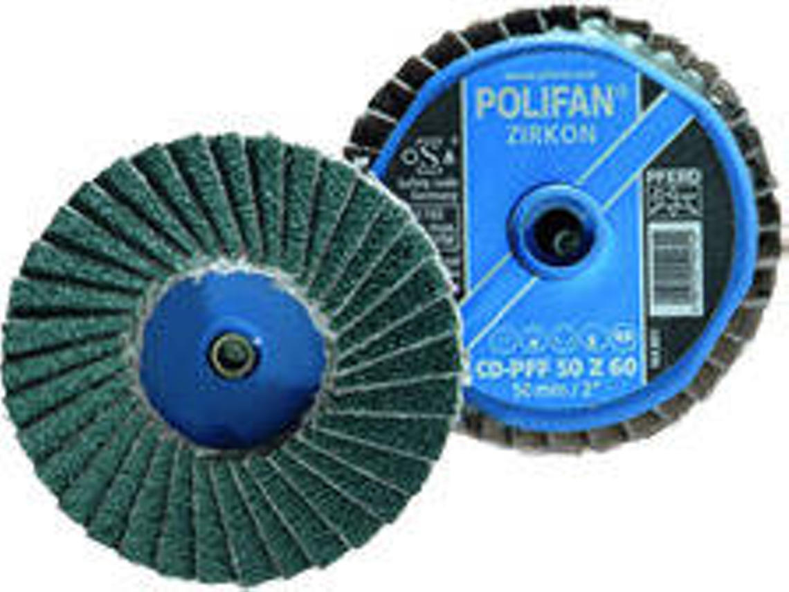 Disco De Lija PFERD Mini-Polifan Com bidisc Corindón De Circonio Z Cd Grão 12050 mm