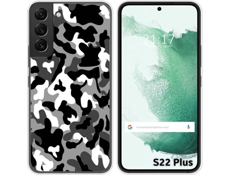 Carcasa Samsung Galaxy S22 Plus 5G TUMUNDOSMARTPHONE Dibujos Snow Camuflaje Multicolor