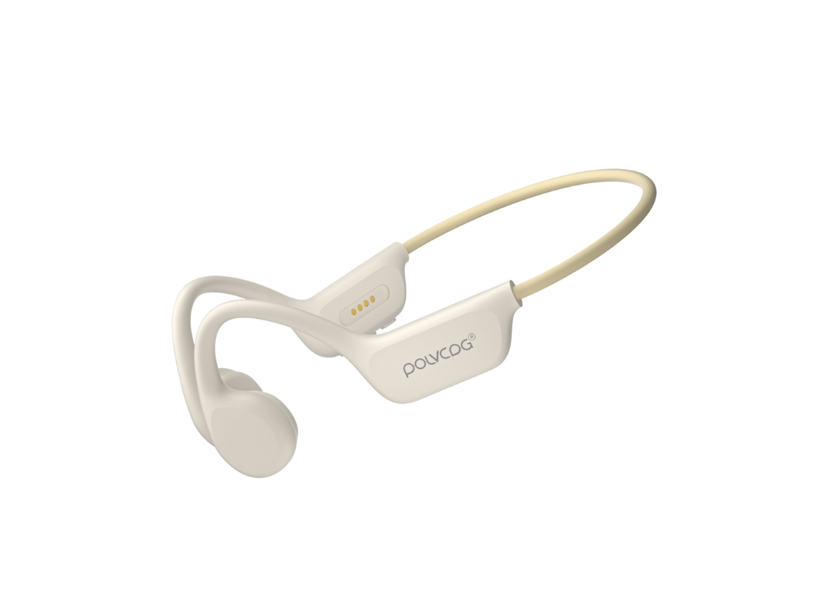 Auriculares Inalámbricos Bluetooth 5.3 (blanco Nube), Micrófono Y Conducción Ósea, Resistentes Al Agua, 32 Gb De Almacenamiento