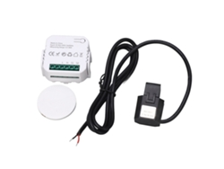Monitor De Energía Wifi Inteligente Monofásico Con Asa, Medidor De Electricidad, Consumo De Energía, 100-240 V Ca, Negro