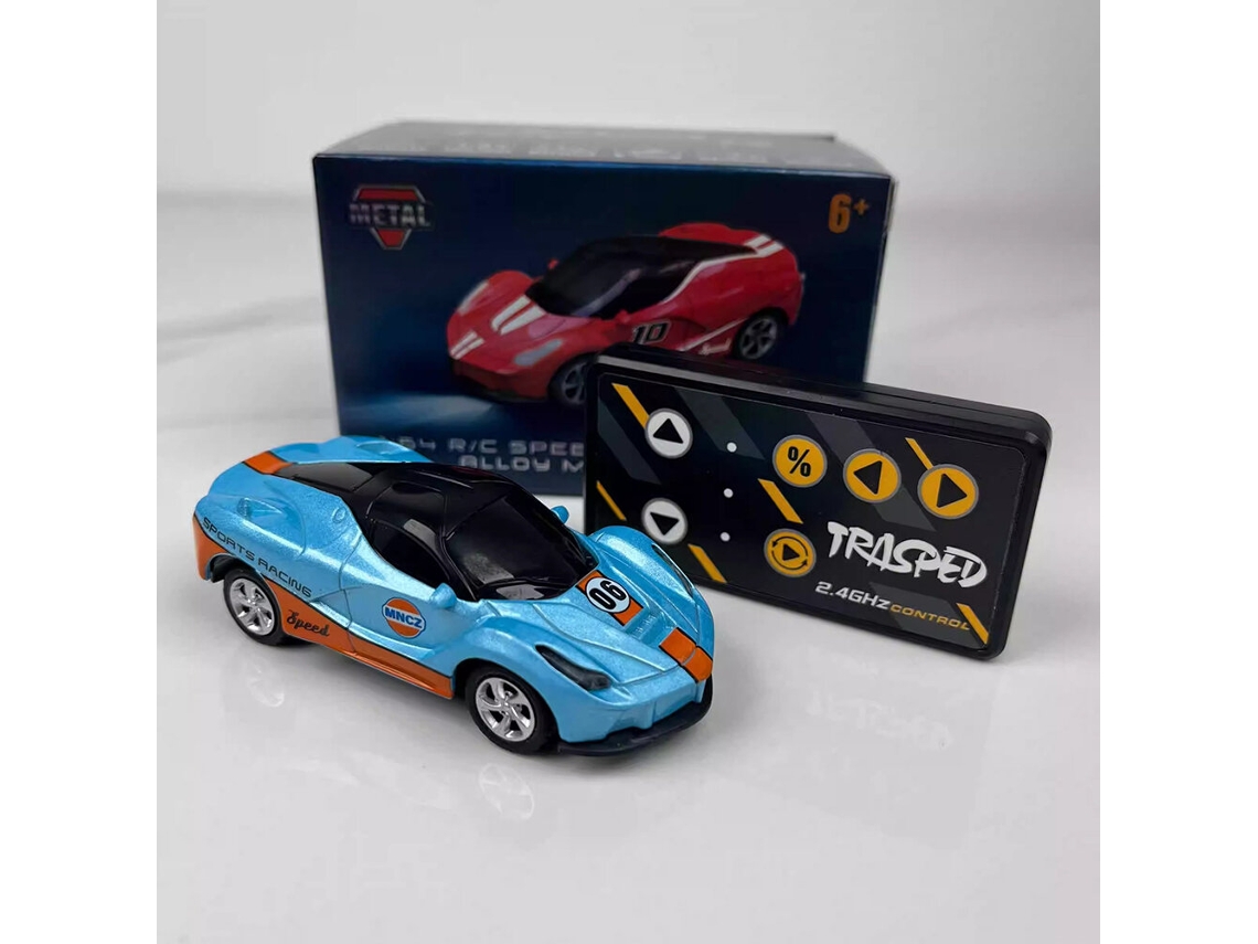 Blanco 2d-993 1/64 Drift Rc Carrocería Aleación Led Control Remoto App Alta Velocidad On-road Regalo Niños