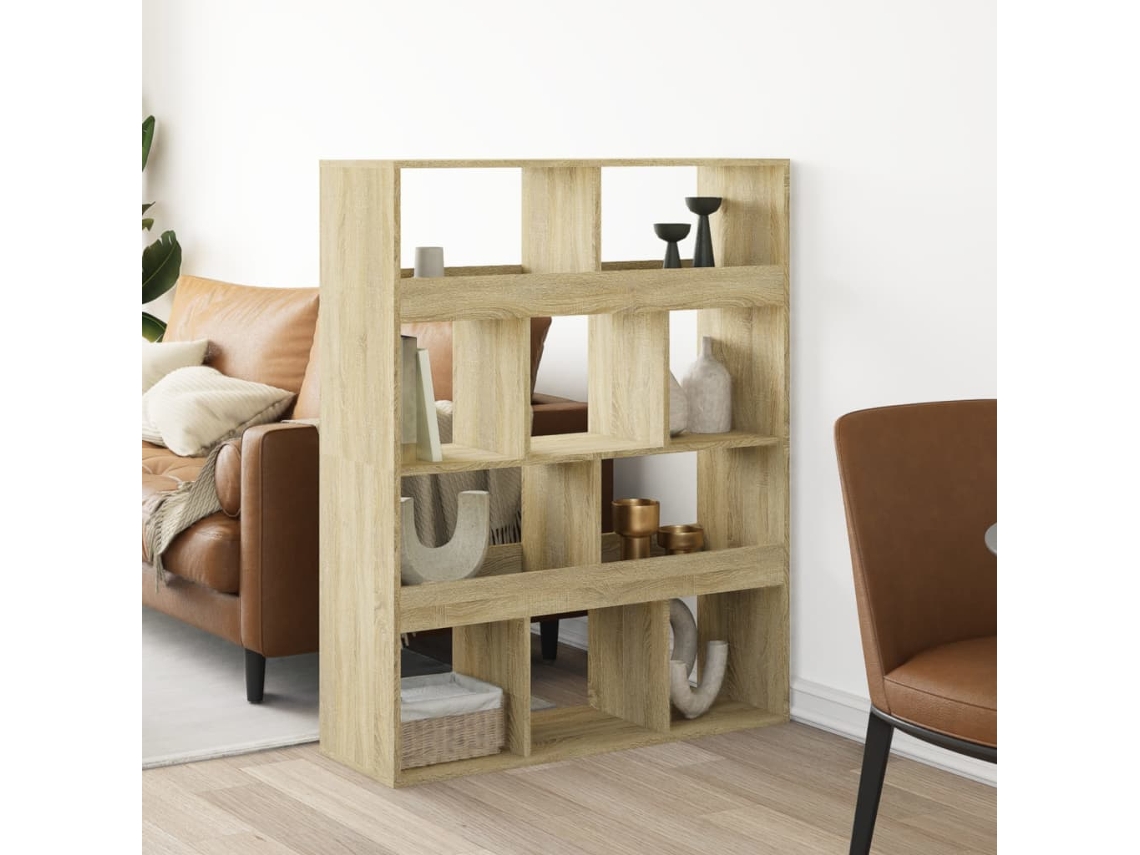 Biombo plegable | Separador de ambientes 100x33x125,5 cm Roble Derivatives Sonoma